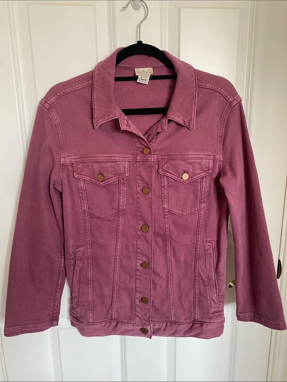 French Connection Antique Dye Denim Jacket, Size 4